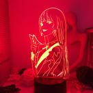 Festival criativo de gradientes coloridos com luz noturna 3D Kakegurui