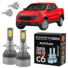Fiat Toro 2016 Diante Lâmpada Farol Baixo LED H7 Automotiva