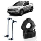 Fiat Toro Kit Calço De Mola Dianteiro 4cm + Bieleta adapt.