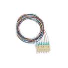 Fiber Pigtail COMZON 6 vertentes 50/125 multimodo OM3 SC/PC Fiber Pigtail COMZON 6 vertentes 50/125 multimodo OM3 SC/PC