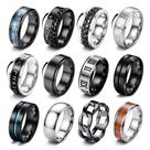 FIBO STEEL Conjunto de 12 Anéis Giratórios em Aço Inoxidável FIBO STEEL Conjunto de 12 Anéis Giratórios em Aço Inoxidável