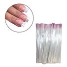 Fibra de Vidro Selada e Cortada Fio a Fio Alongamento de Unhas, 50 Unidades