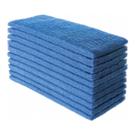 Fibra limpeza macia azul 100mmx230mm c/ 10 unidades british