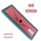 Fibra Limpeza Super Pesada Rodo Abrasivo Lava Piso E Azulejo 08 unid