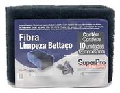 Fibraço limpeza pesada betanin superpro kit com 3
