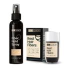 Fibras Capilares Realistas Hair Illusion 18g con Spray Fijador 118ml