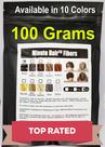 Fibras para construção de cabelo Minute Hair 100g (castanho claro)