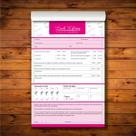 Ficha Bloco para Lash Lifting Anamnese Avaliação Checklist