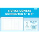 Ficha Conta Corrente 5 X 8 203 Mm X 127 Mm