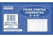 Ficha conta corrente 5x8 100 folhas São Domingos