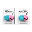 Ficha de abraço de bolso de crochê feita à mão e divertida Hug & Love Ficha de abraço de bolso de crochê feita à mão e divertida Hug & Love