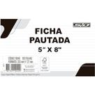 Ficha Pautada 5X8 12,7X20,3Cm