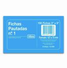 Ficha Pautada Nº1 3x5 C/100 Fichas Tilibra