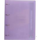 Fichario Cad Argolado Sweet Capa Pp 96fls 6 Div Transp Lilas
