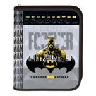 Fichário Caderno Argola Divisórias Batman Universitári Ziper