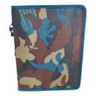 Fichário Caderno Escolar Argola Divisória Camuflado Exército Fichário Caderno Escolar Argola Divisória Camuflado Exército