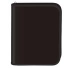 Fichario Com Ziper All Black Univ.48F