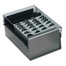 Fichário de mesa 4x6 fume Acrimet Fichário de mesa 4x6 fume Acrimet