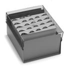 Fichario de mesa c/ base de aco 5x8 fume Fichario de mesa c/ base de aco 5x8 fume