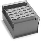 Fichário de Mesa c/ Base de Aço 5x8 Fumê - Acrimet Fichário de Mesa c/ Base de Aço 5x8 Fumê - Acrimet
