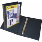 Fichário escolar A4 40mm 4 argolas preto ACP