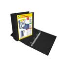 Fichário Personalité 4 Argolas 6.0cm Preto - Acp Fichário Personalité 4 Argolas 6.0cm Preto - Acp