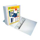 Fichário Personalizável Oficio Branco 4 argolas Lombo 75mm