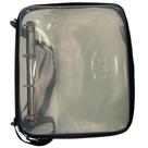 Fichário Universitário Alça Zíper 32x36cm Transparente Fichário Universitário Alça Zíper 32x36cm Transparente