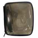 Fichário Universitário Alça Zíper 32x36cm Transparente Preto Fichário Universitário Alça Zíper 32x36cm Transparente Preto