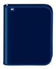 Fichário universitário com zíper dac vision azul 48 folhas