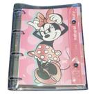 Fichario Universitario Minnie capa de cristal pvc 144 folhas - Dac
