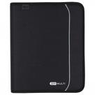 Fichario Zip Multi Preto