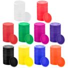 Fichas de bingo Coopay 300 peças, 10 cores, 2,54 cm, plástico