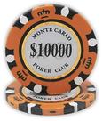 Fichas de pôquer DA VINCI Monte Carlo Poker Club 14g Clay x50