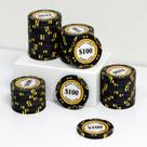 Fichas de pôquer JIESITE Monte Carlo 14g Clay Casino Grade x50