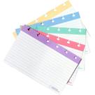 Fichas Pautadas Para Caderno Inteligentes Horizontal 4x6