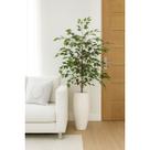 Ficus Lyrata Artificial Premium Árvore Verde 90cm