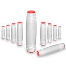 Fidget Mokuru Stick Bastao Roller Anti Stress Branco Kit com 10 Unidades (bsl-gira-4 mokuru kit-10)