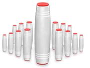 Fidget Mokuru Stick Bastao Roller Anti Stress Branco Kit com 15 Unidades (bsl-gira-4 mokuru kit-15)