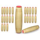 Fidget Mokuru Stick Bastao Roller Anti Stress Madeira Kit com 25 Unidades (bsl-gira-4 mokuru kit-25)
