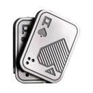 Fidget Spinner De Metal Poker a K, Brinquedo Giratório De Dedo EDC Para Descompressão, Rotador De