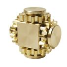 Fidget Spinner DmaOS Linkage 4 Gears Metal Latão Cor Dourada