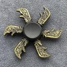 Fidget Spinner Metal Brass Color Zinc Alloy 12 anos ou mais