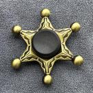 Fidget Spinner Metal Brass Color Zinc Alloy 12 anos ou mais