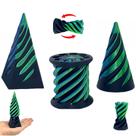 Fidget Toy ajitxalr Impossible Cone Spiral Cone, 3 pacotes Fidget Toy ajitxalr Impossible Cone Spiral Cone, 3 pacotes