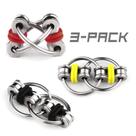 Fidget Toy CaleQi Flippy Chain alivia o redutor de estresse