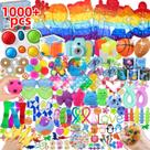Fidget Toys BILLFULL, 1000 peças de lembrancinhas de festa para crianças
