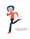 Figura articulada NECA Coraline em camisa listrada e jeans Figura articulada NECA Coraline em camisa listrada e jeans
