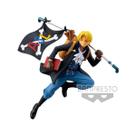 Figura Banpresto de One Piece Sabo multicolor com base