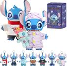 Figura colecionável MINISO Disney Stitch Série Vestir e Brincar Caixa Surpresa Figura colecionável MINISO Disney Stitch Série Vestir e Brincar Caixa Surpresa